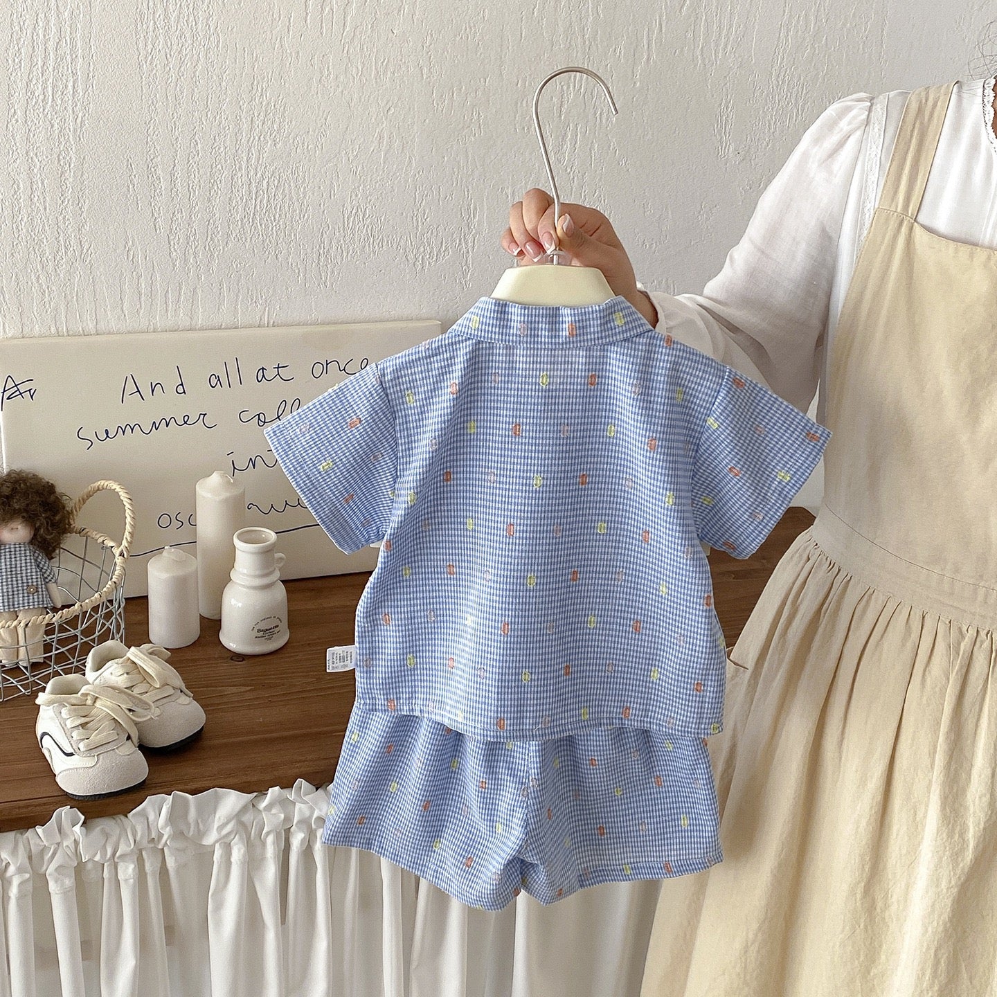 Preorder Infant Boys Tyrone Button Down and Shorts
