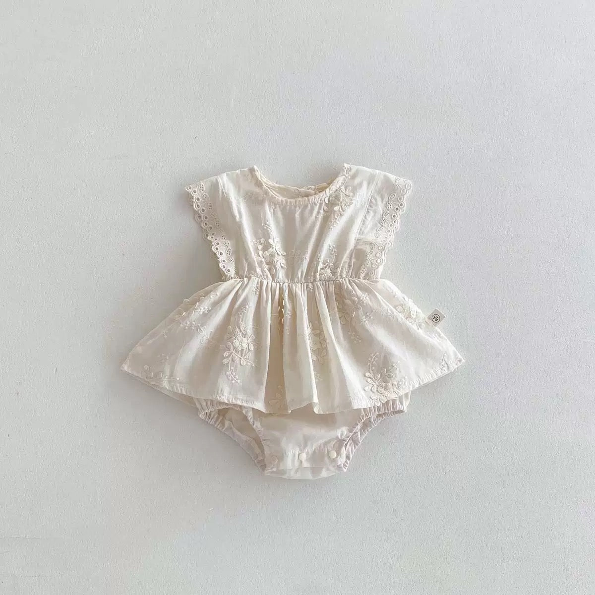On Hand Isabeau Romper in 0-6 months