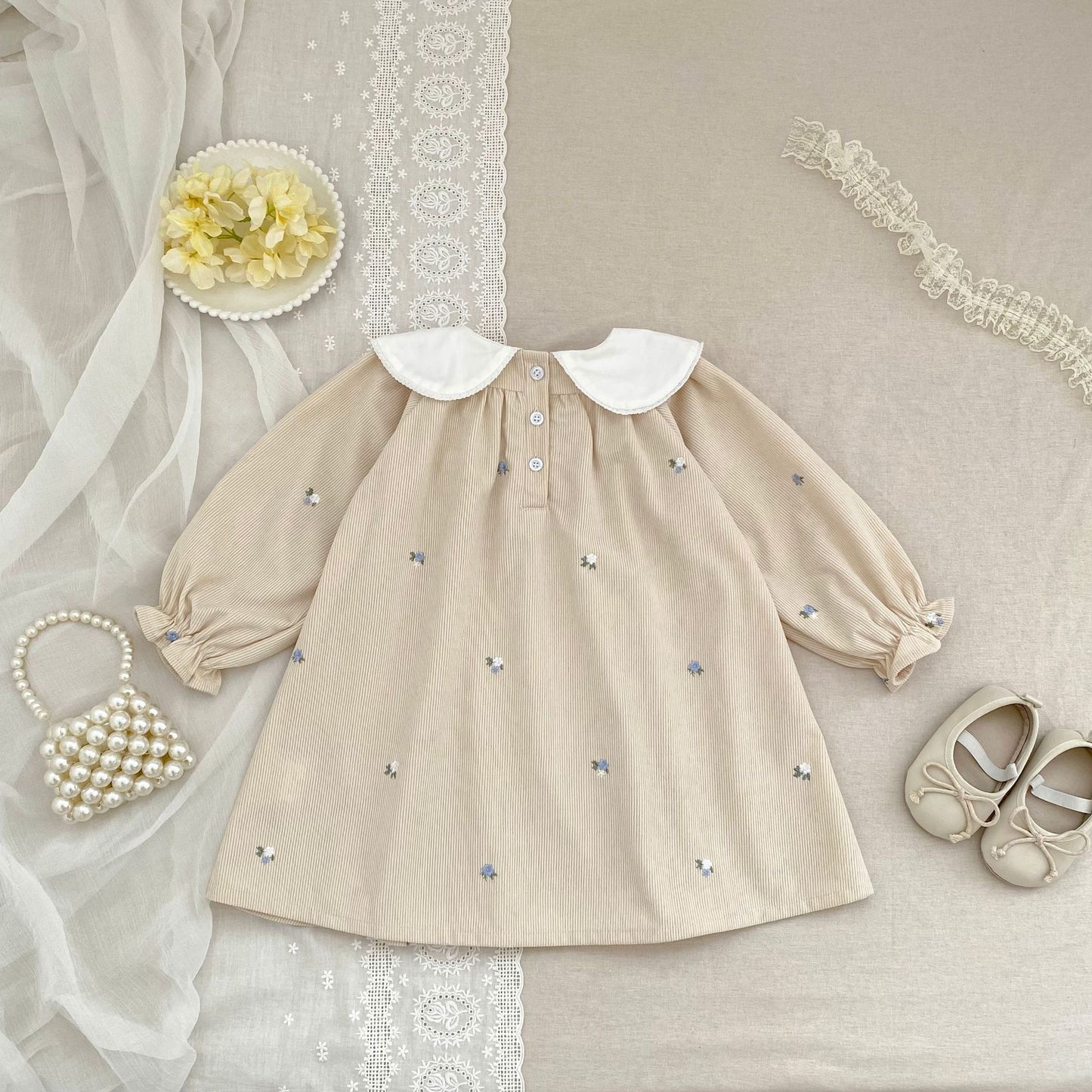 TWINNING COREY CORDUROY ROMPER AND DRESS