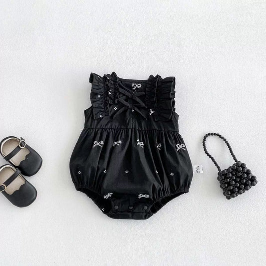 Preorder Infant Girls Jane Bow Romper