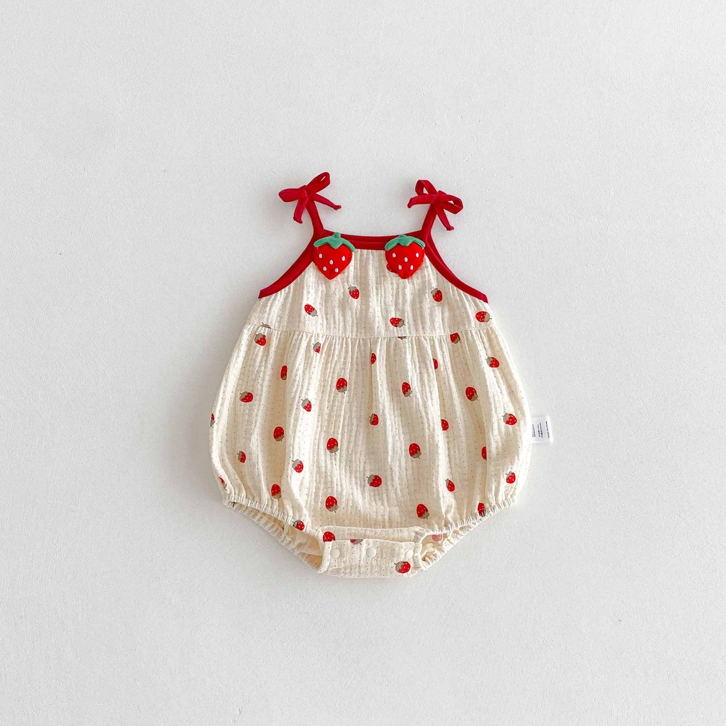 Salma Strawberry Romper