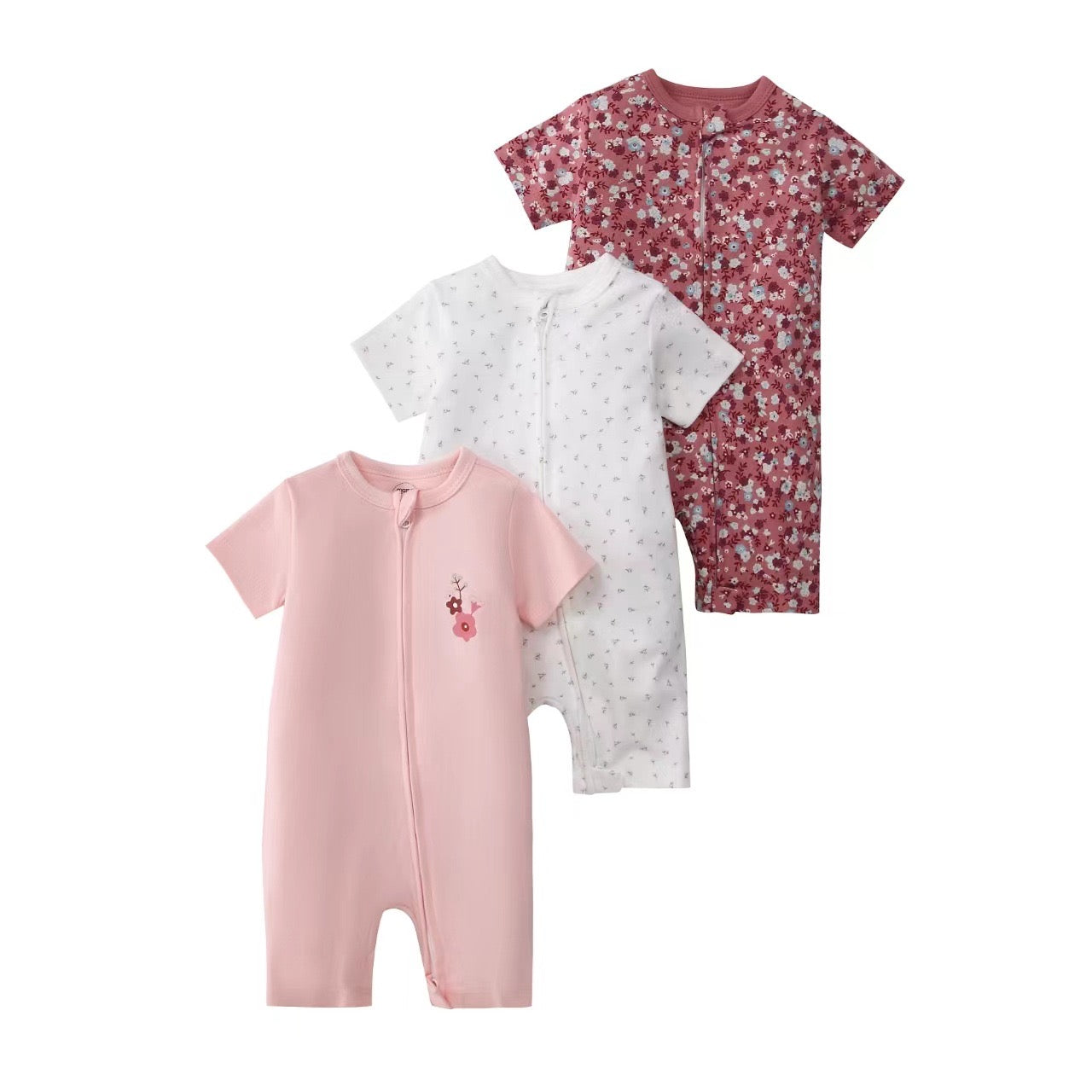 PREORDER 2 Way Zip Onesie Girls D