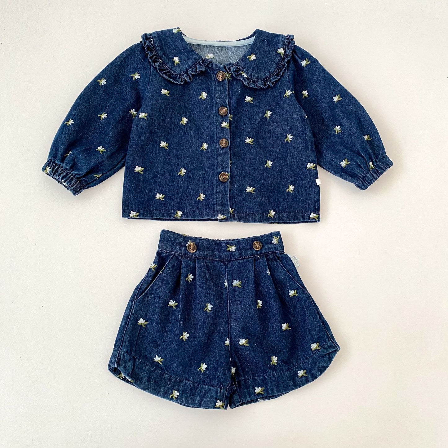 Preorder Infant Girls Sylvia Denim Coordinates
