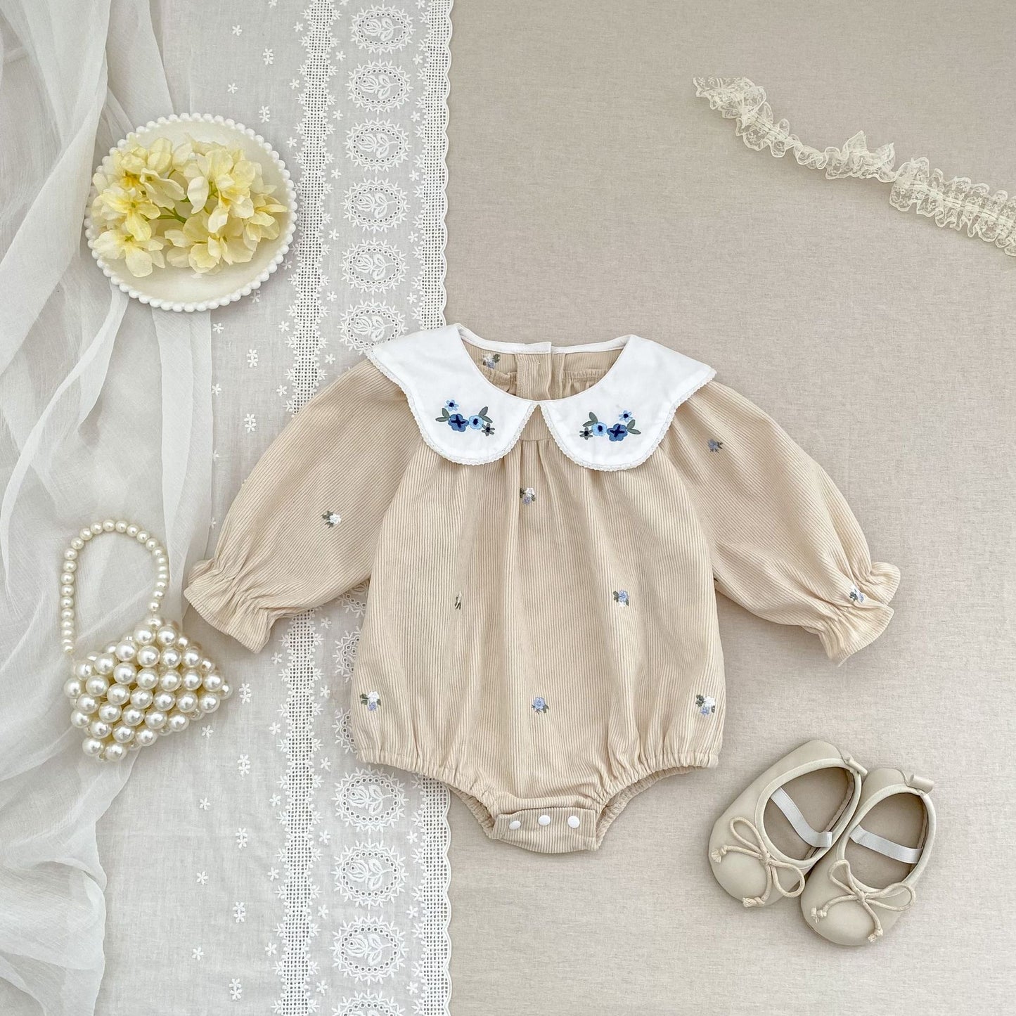 TWINNING COREY CORDUROY ROMPER AND DRESS