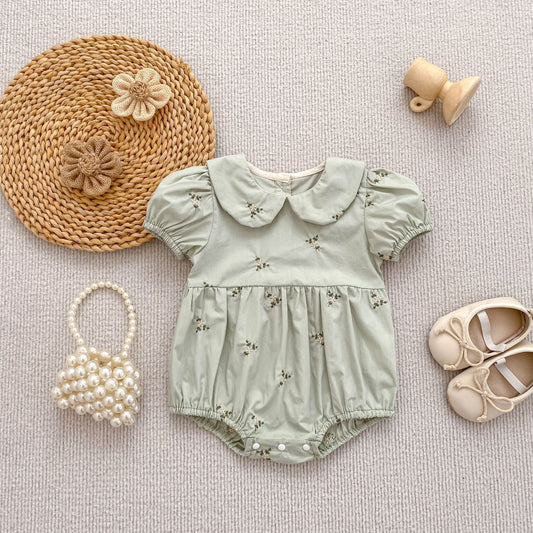 On Hand Gretchen Romper in 6-12 months