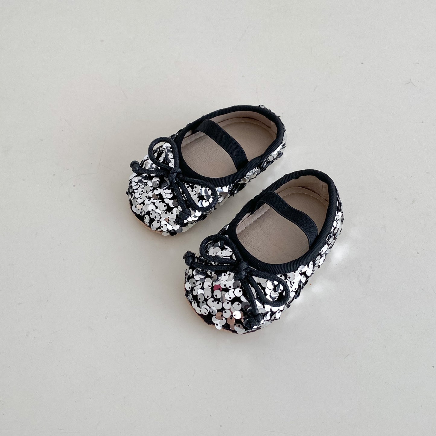 SALE Spence Sequined Baby Shoes