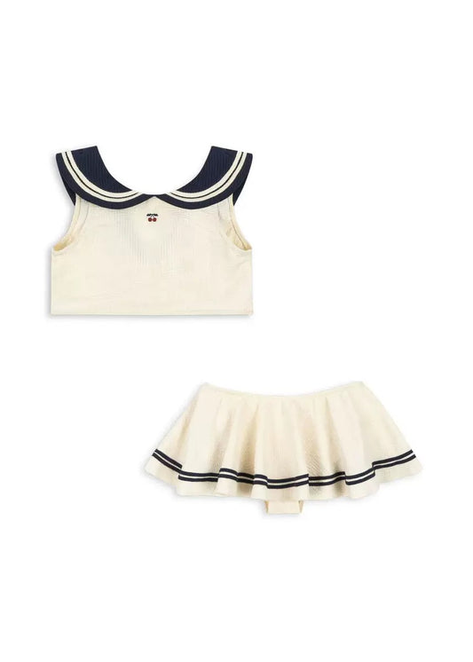 Preorder KS Inspired Sailor Collar Swimsuit 2 Piece