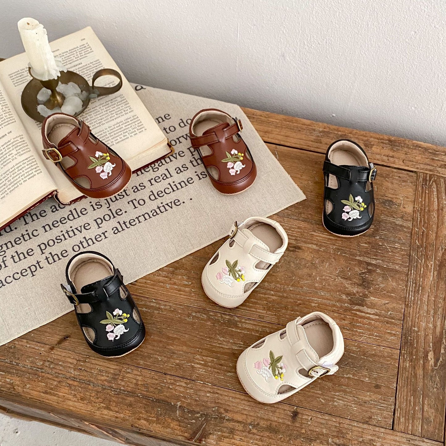 Preorder Nikki Floral Baby Shoes