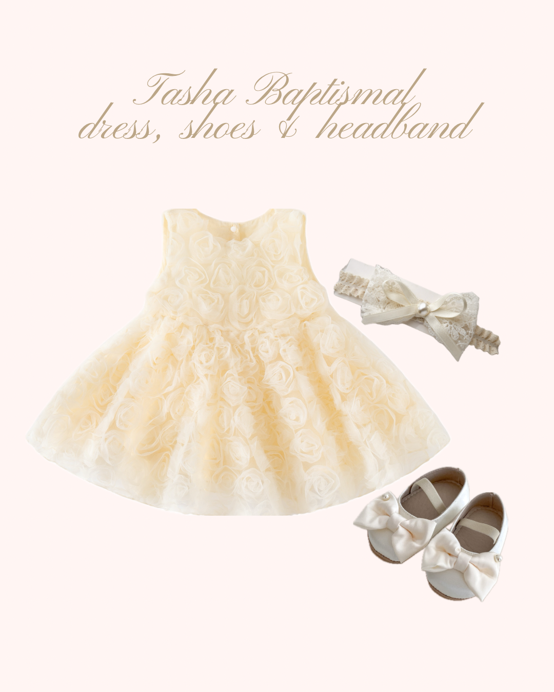 Preorder Tasha Baptismal or Reception Outfit