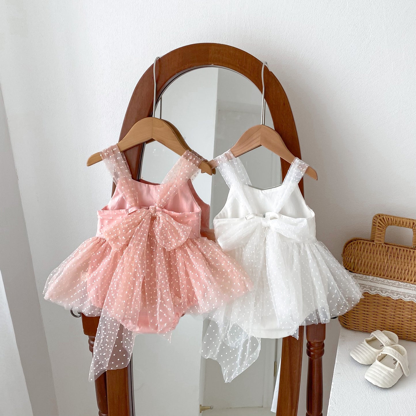 PREORDER Flo Polka Tutu Romper Celebrations