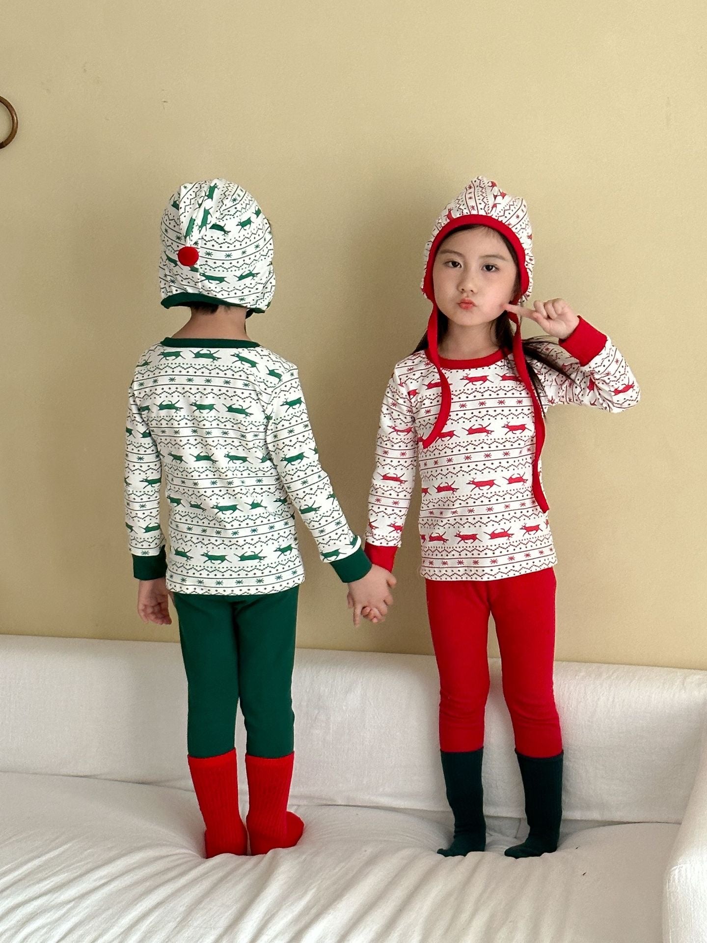 CHRISTMAS OOTD FOR PREORDER Claus Pajama Set for Kids