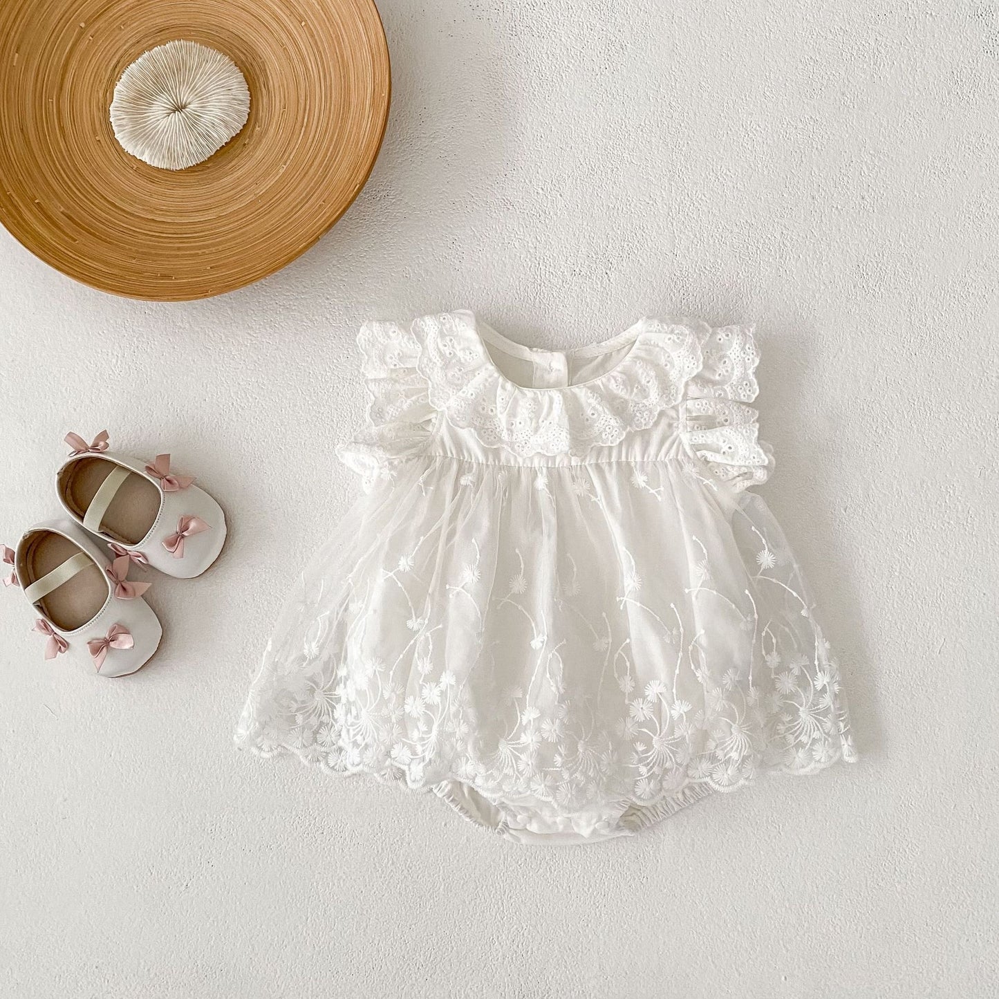 CHRISTENING Mahalia Romper
