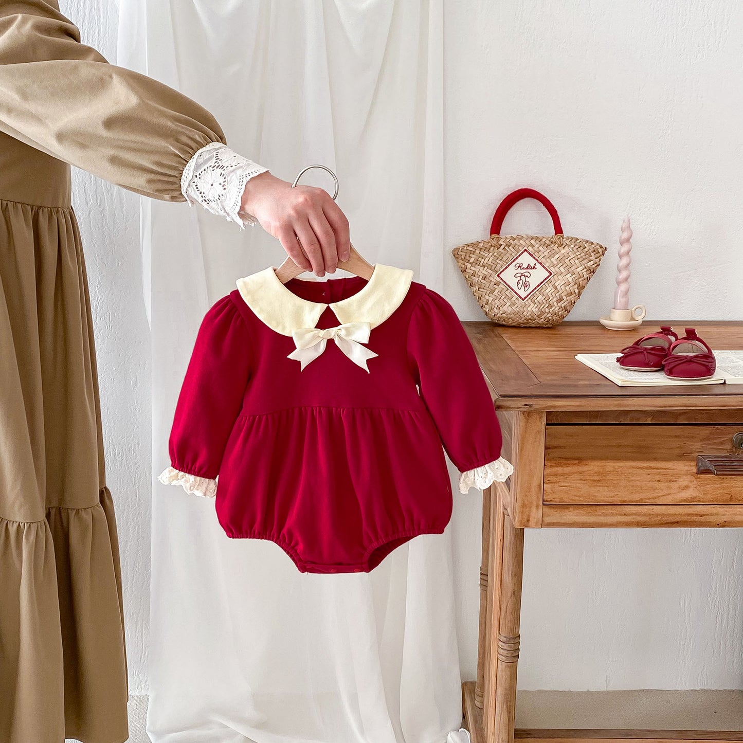 CHRISTMAS OOTD FOR PREORDER Roselle Romper
