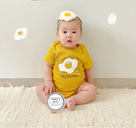 Preorder for Halloween Holiday Egg Romper & Headband