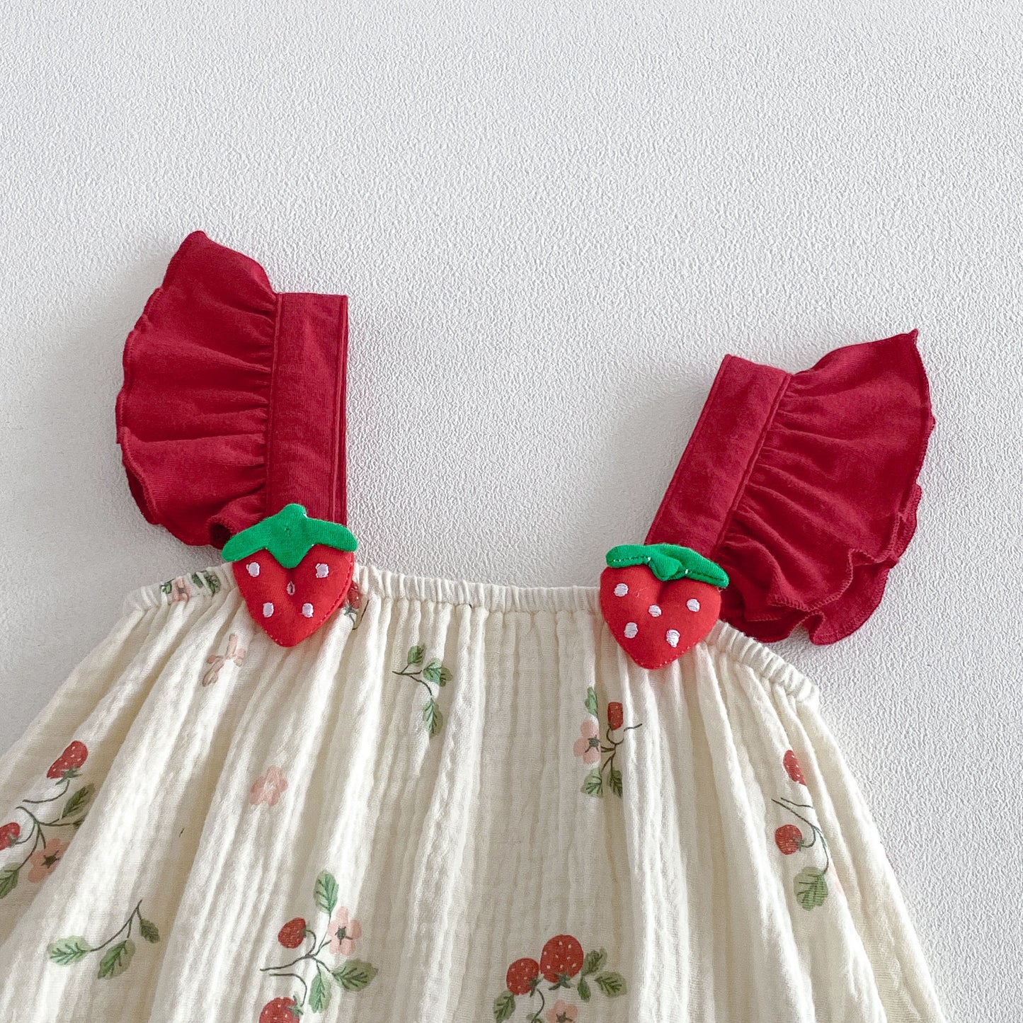 Preorder Infant Girls Averdeen Strawberry Romper