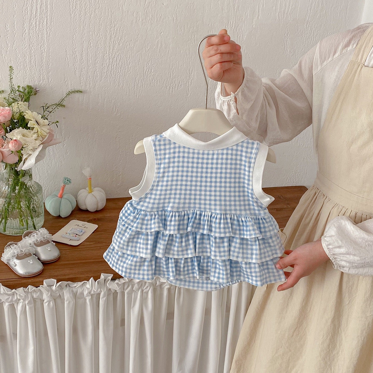 Preorder Margarette Checkered Romper