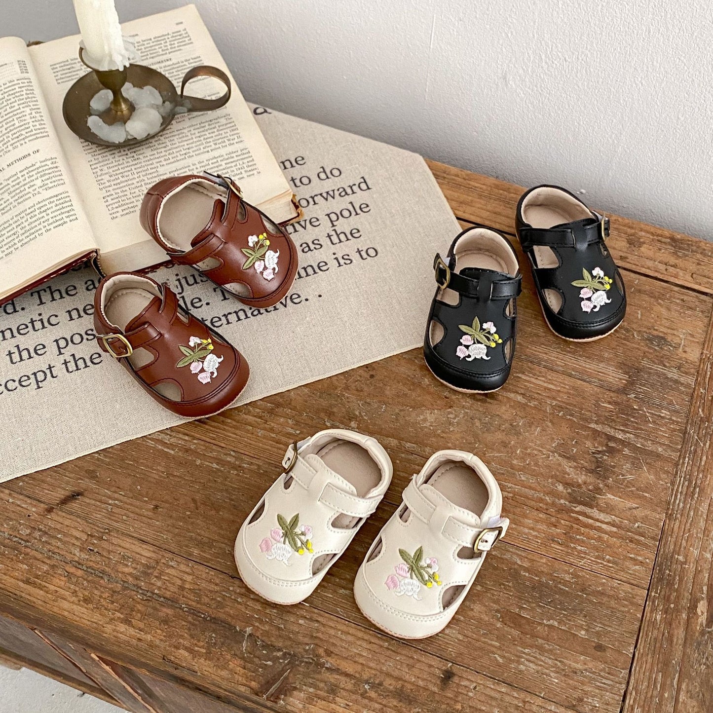 Preorder Nikki Floral Baby Shoes