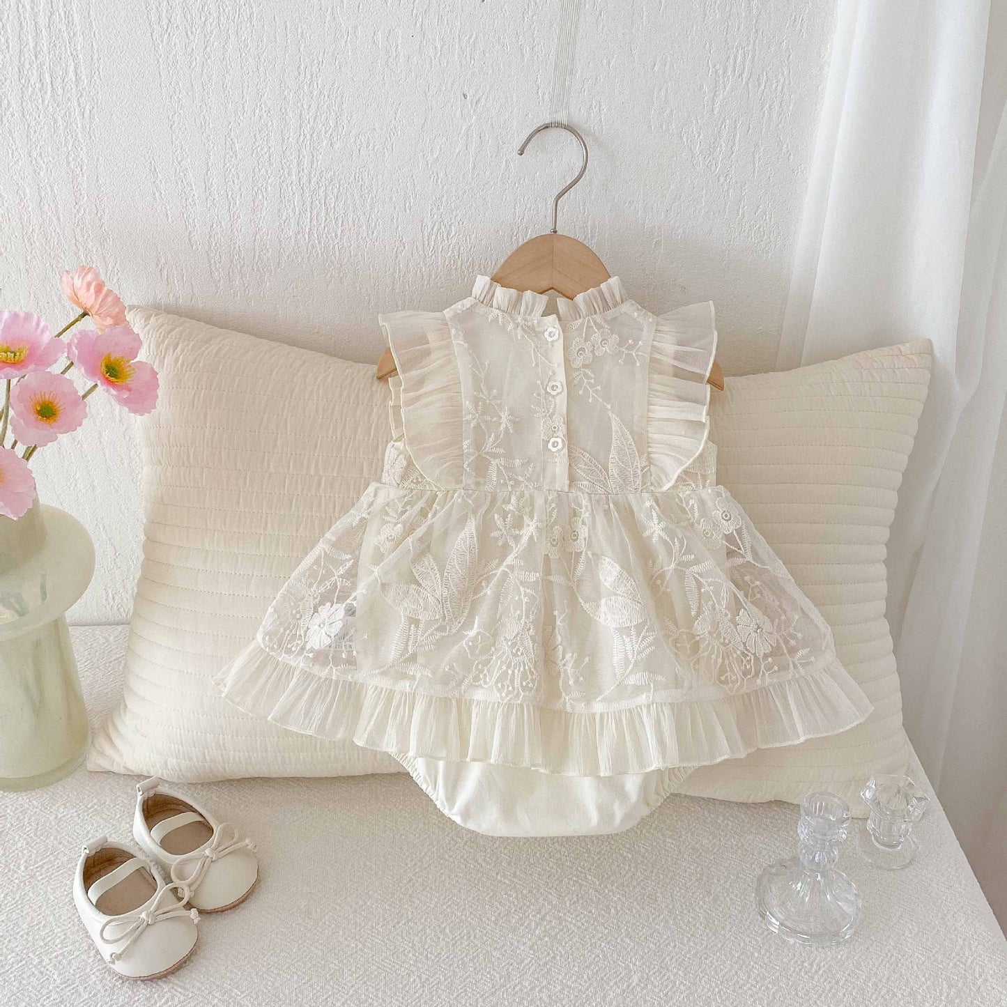 CHRISTENING for PREORDER Shiloh Romper