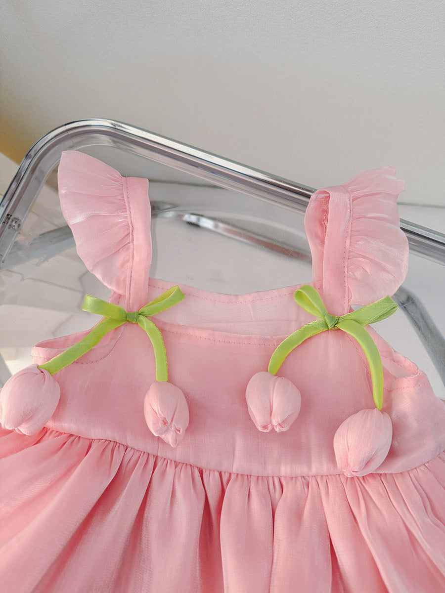 BLYTHE Organza Tulip Dress