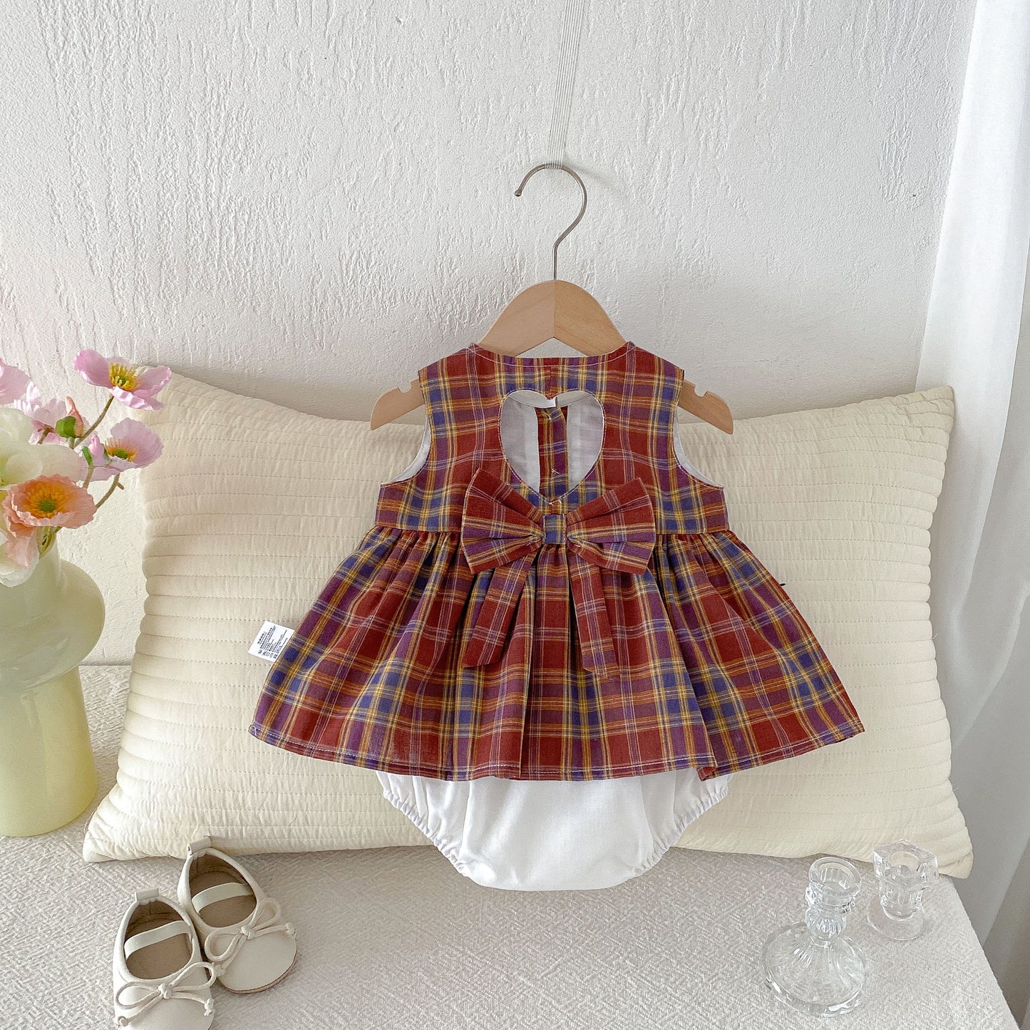 Preorder Infant Girls Cleo Plaid Romper