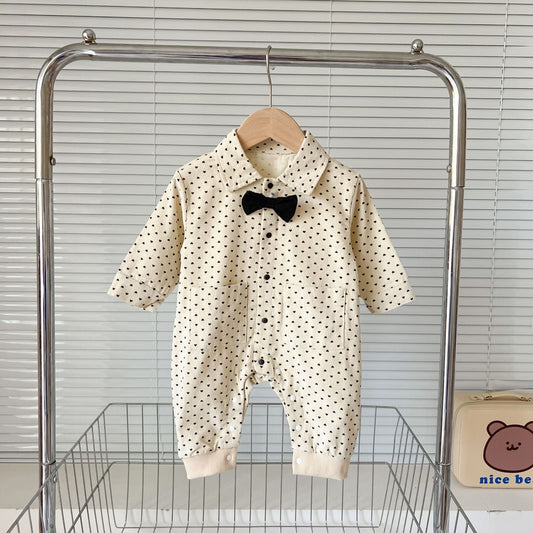 PREORDER Henry Bowtie Corduroy Bodysuit Infant Boys
