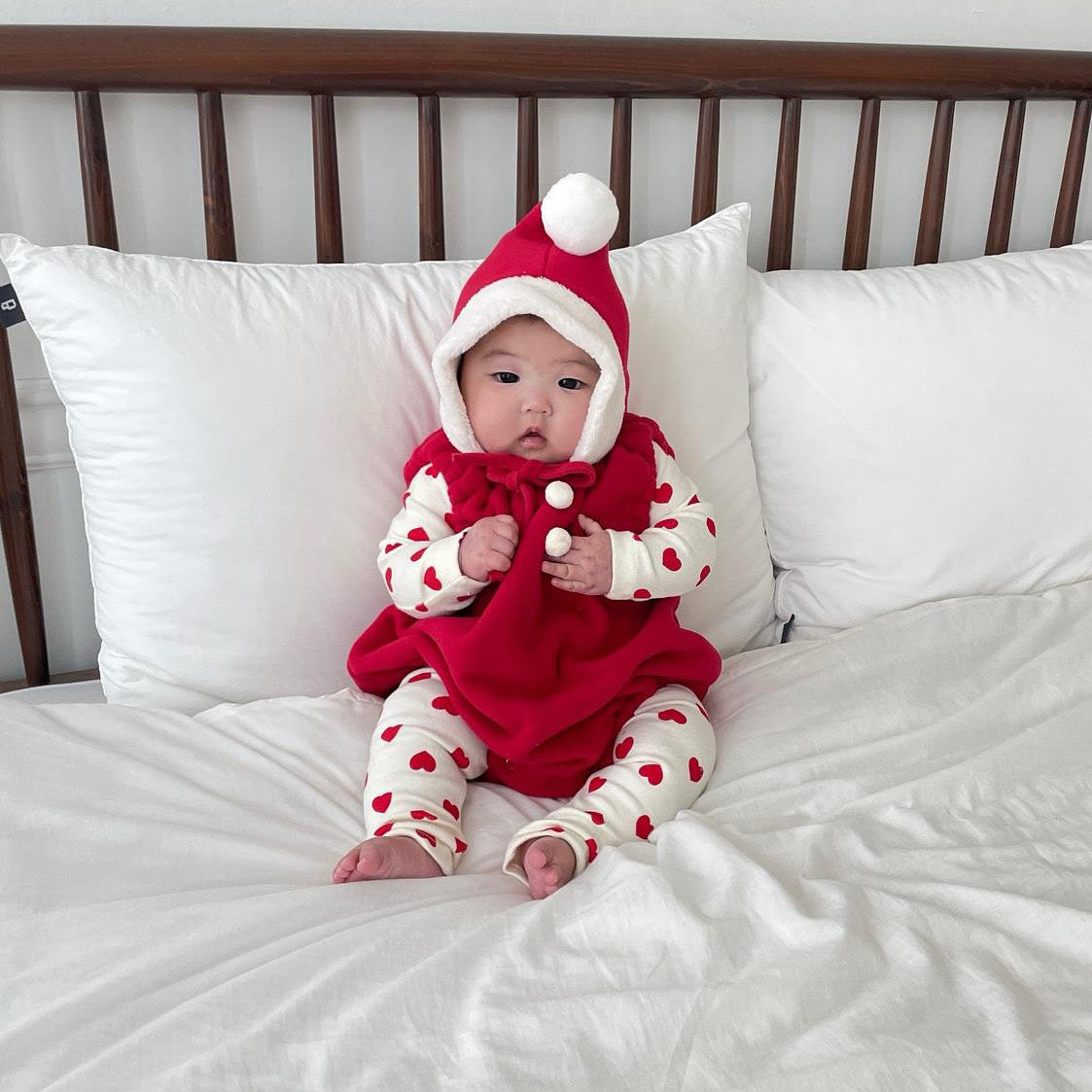 CHRISTMAS OOTD FOR PREORDER Noel Fleece Romper & Hat