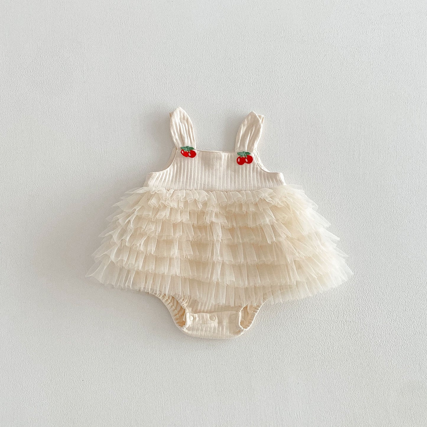 Preorder Infant Girls Crystal Cherry Romper