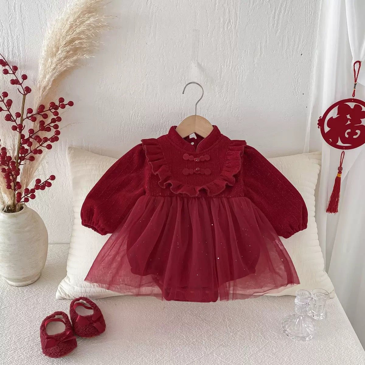 Chinese New Year Special Chenne Cheongsam Romper