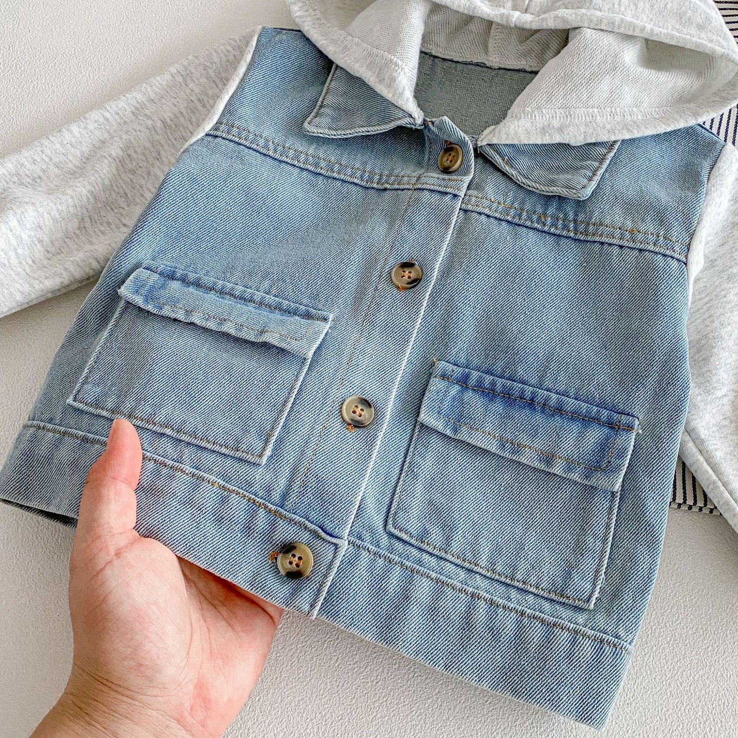 Preorder Timothy Denim Hoodie
