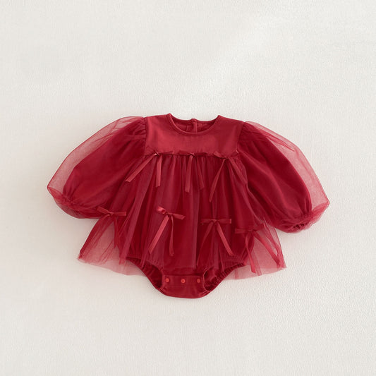 On Hand Julia Bow Romper
