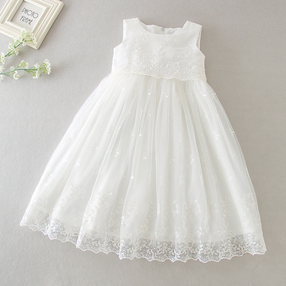 Christening for Preorder Deane Dress, Detachable Gown & Hat