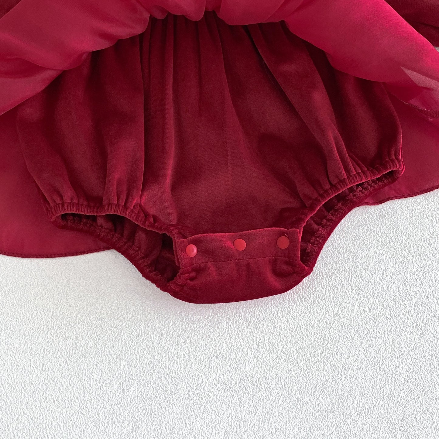 Preorder Infant Girls Clemence Velvet Romper