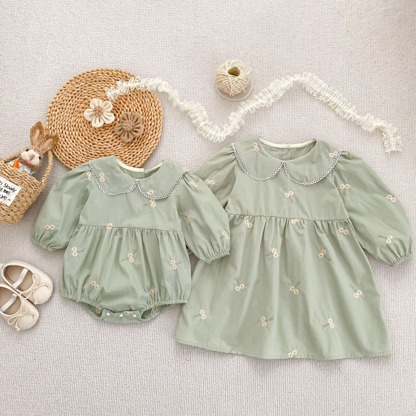 TWINNING FOR PREORDER Gretchen Romper & Dress