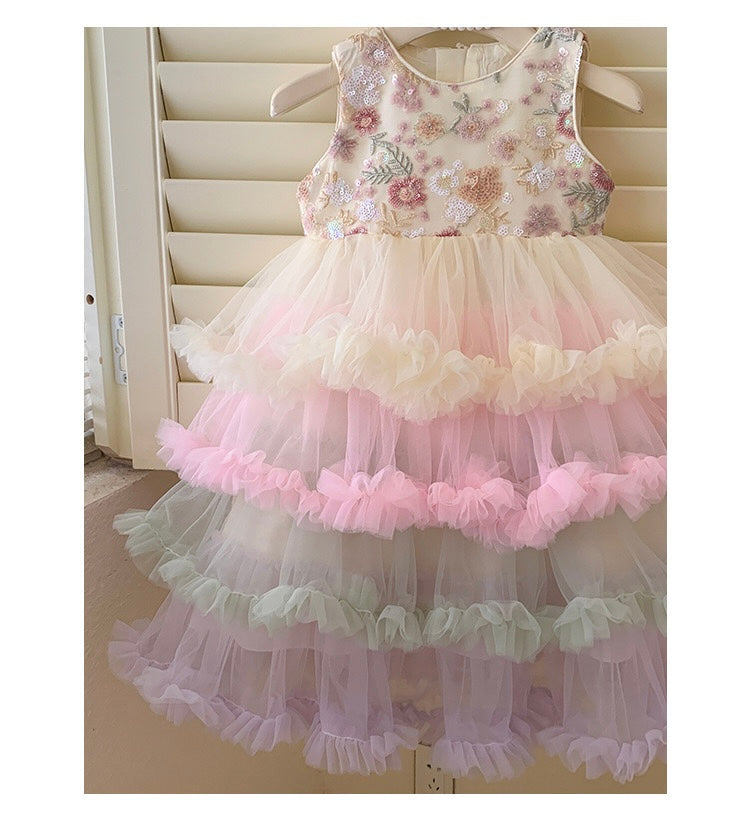 Whimsy Rainbow Ball Dress Celebration
