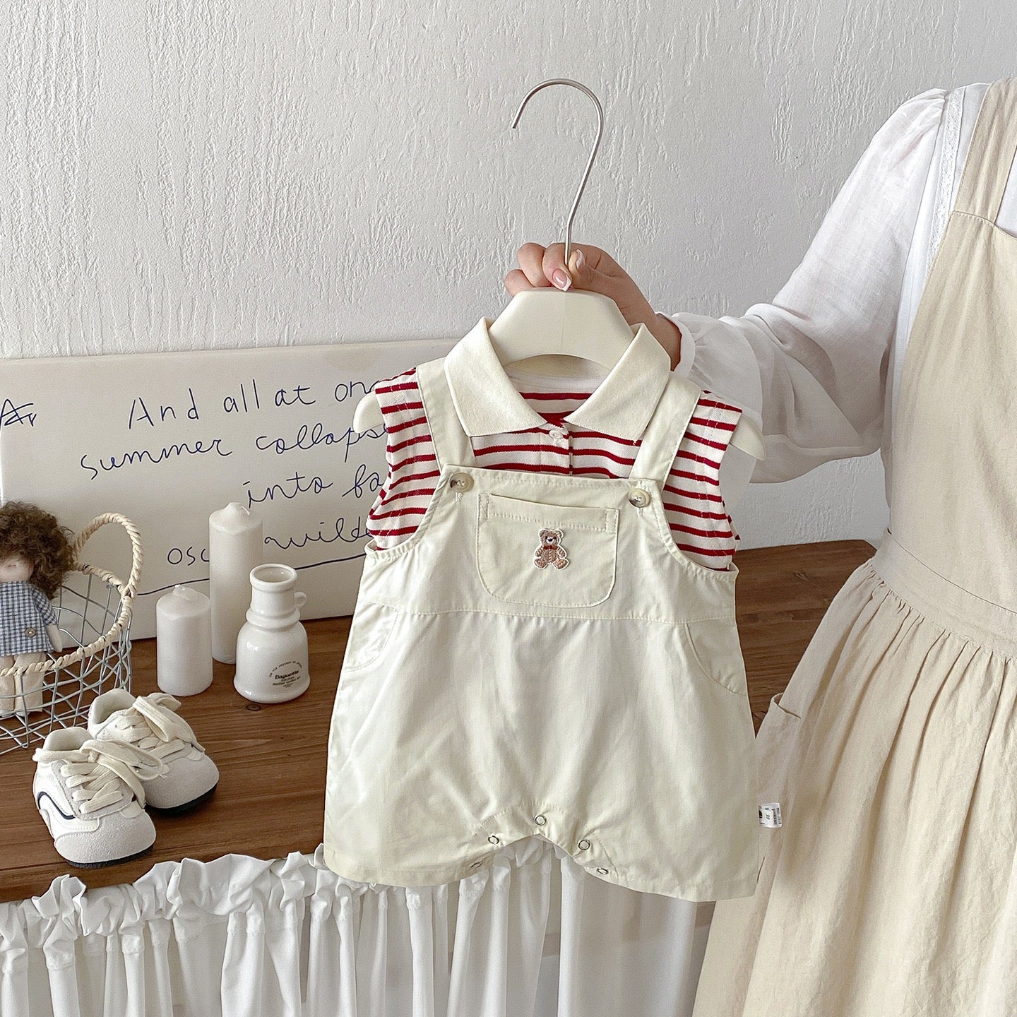 Preorder Infant Boys Kevin Inner and Overalls