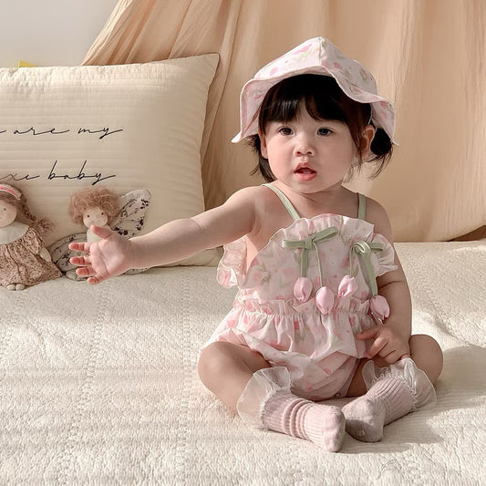 On Hand Astrid Tulip Romper & Hat