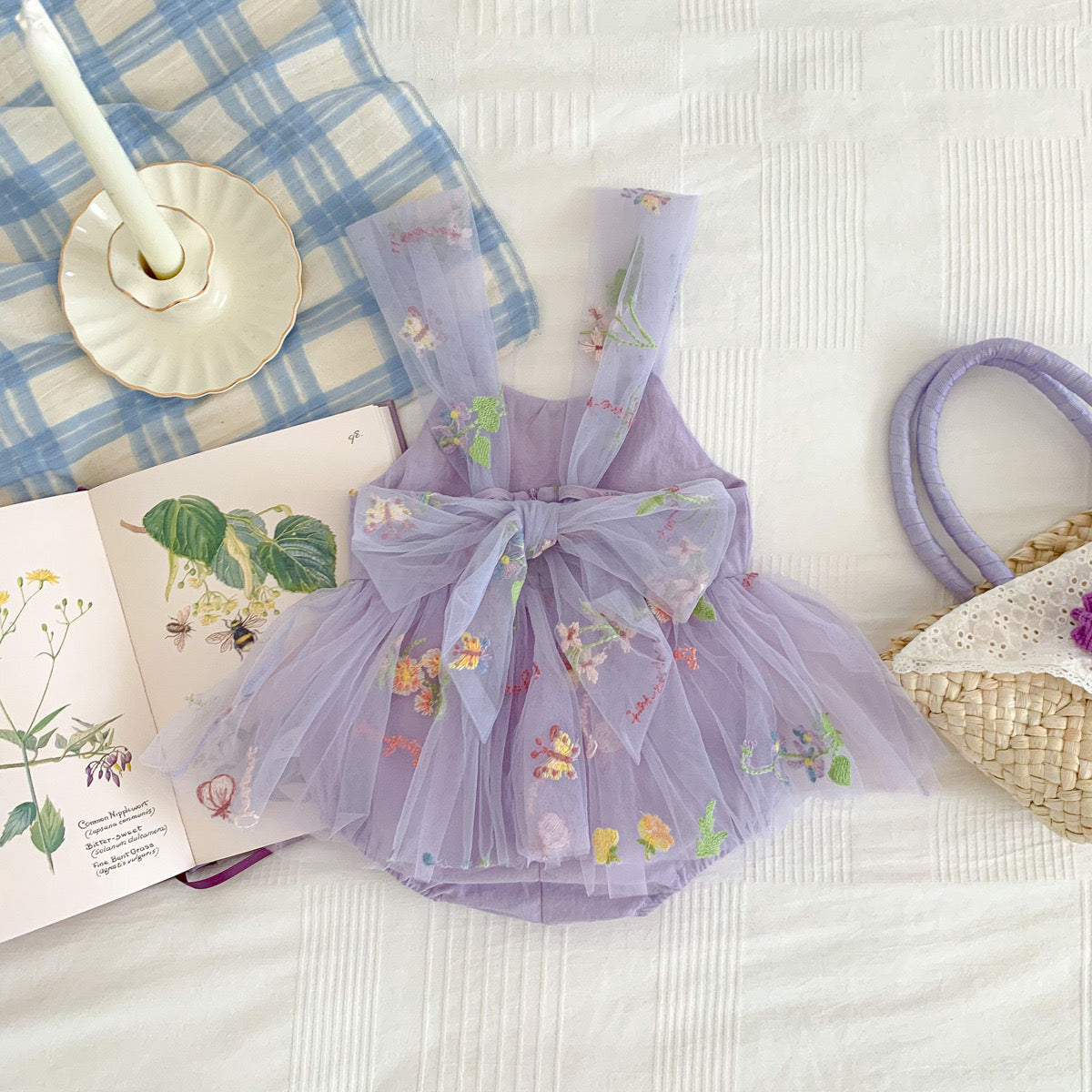 On Hand Parfait Bowtie Romper
