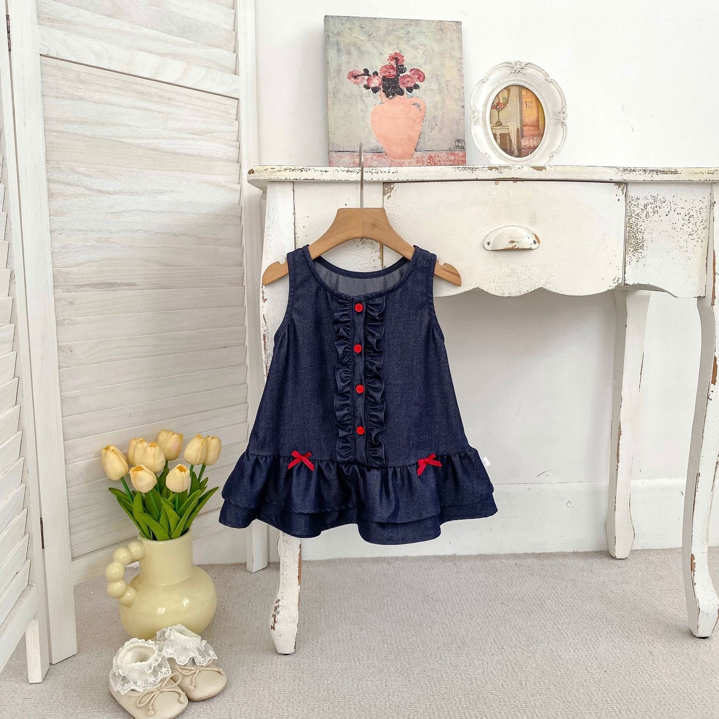 Preorder Infant Girls Allen Denim Dress