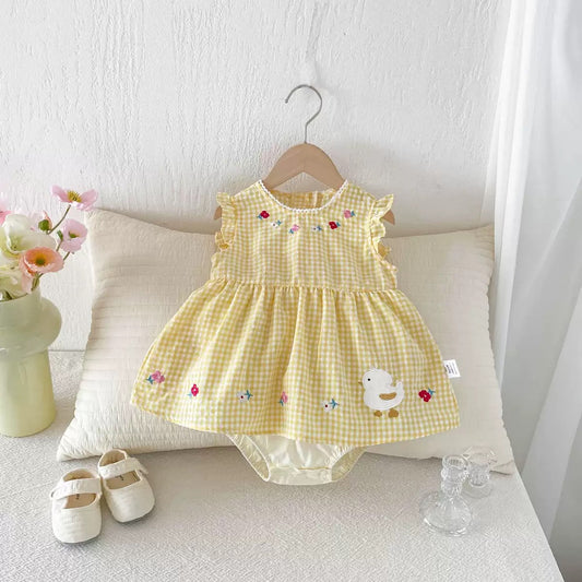Preorder Infant Girls Jolie Ducky Romper