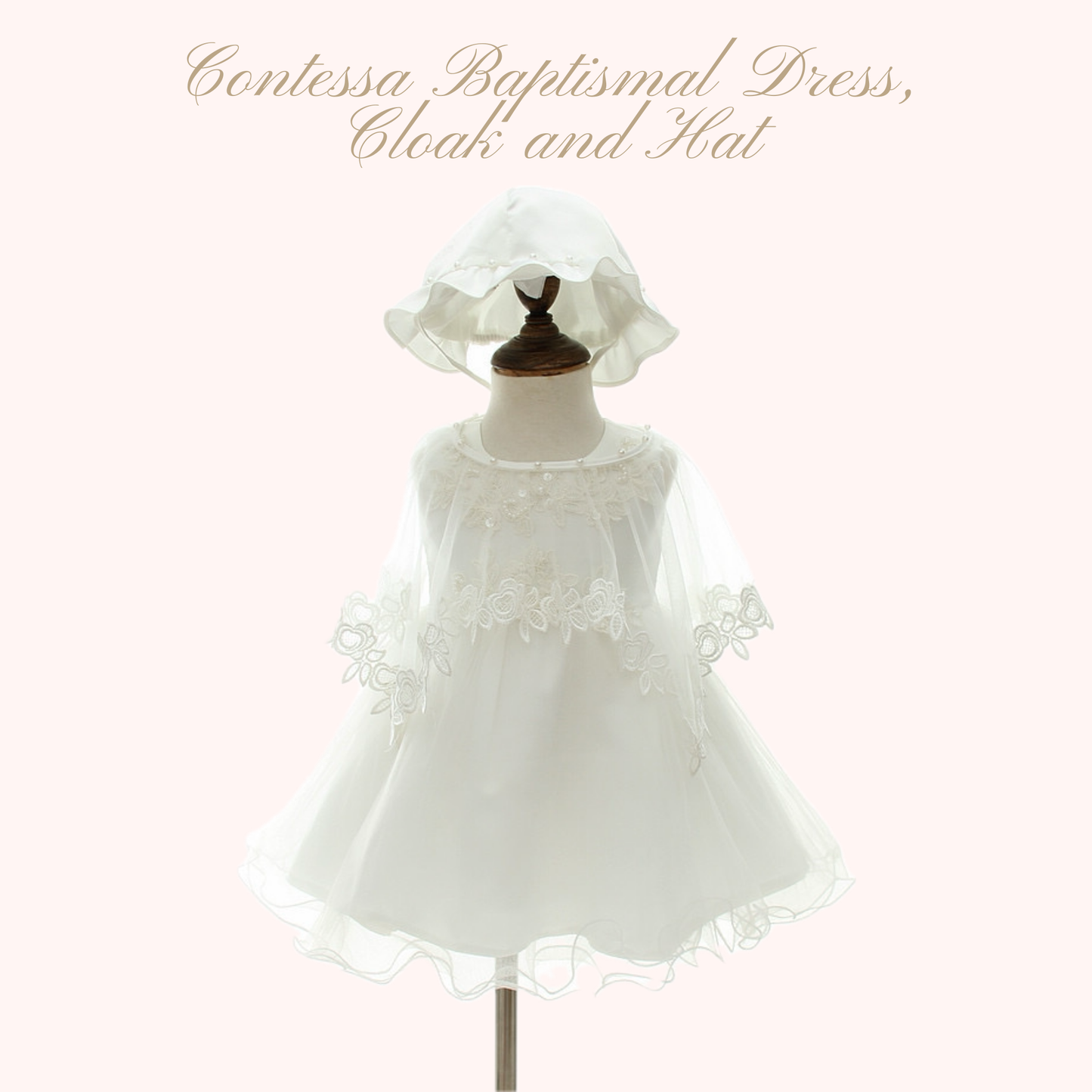 Christening for Preorder Contessa Dress & Cloak