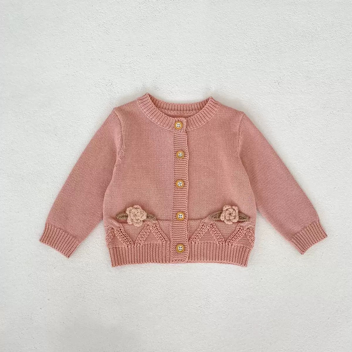 Preorder Infant Girls Ardella Knitted Cardigan or Jumpsuit