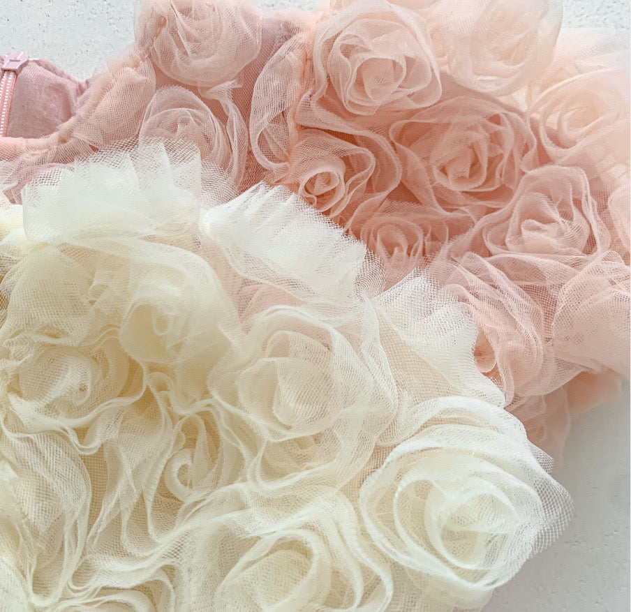 PREORDER Tasha Puff Sleeve Organza Dress