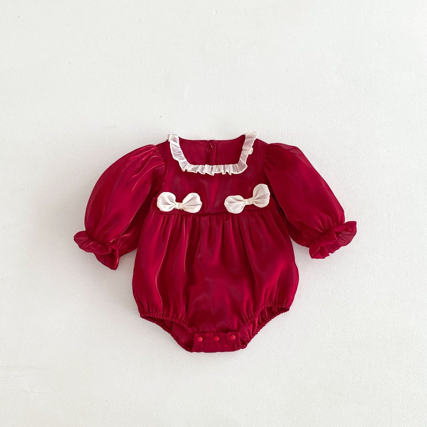 On Hand Wallis Long Sleeved Organza Romper