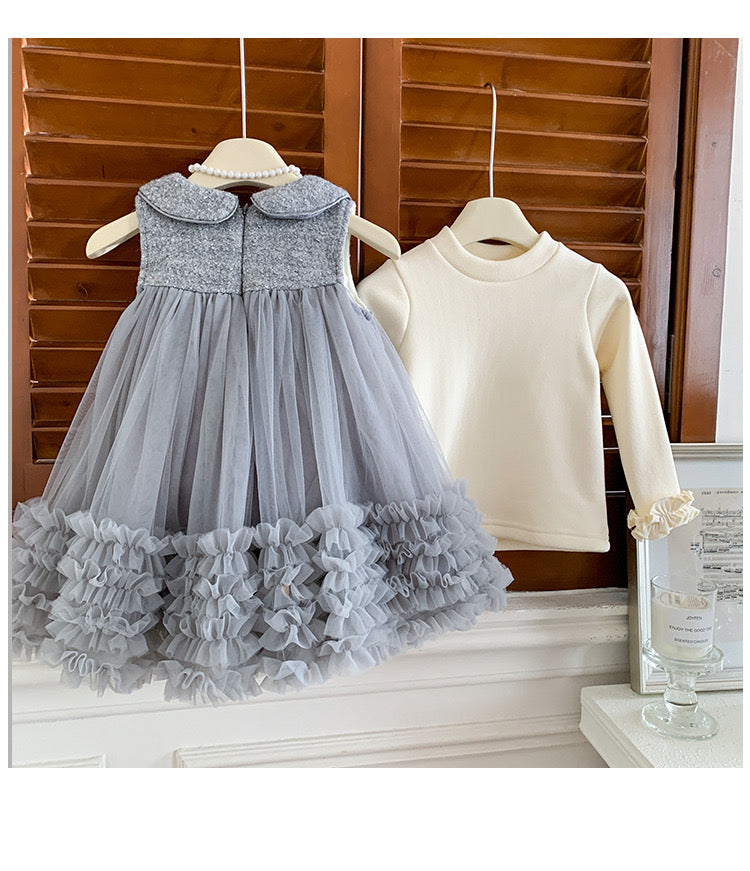 CHRISTMAS OOTD FOR PREORDER Lora Christmas Gown and Inner Long Tee