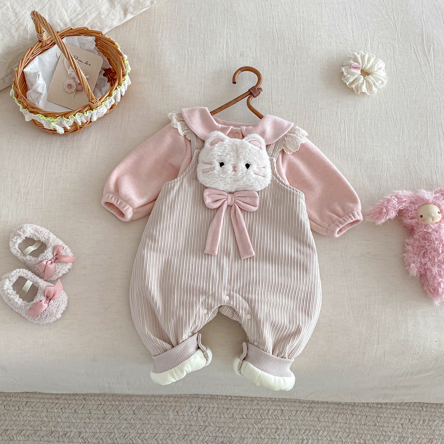 Rosalie Inner & Corduroy Overalls