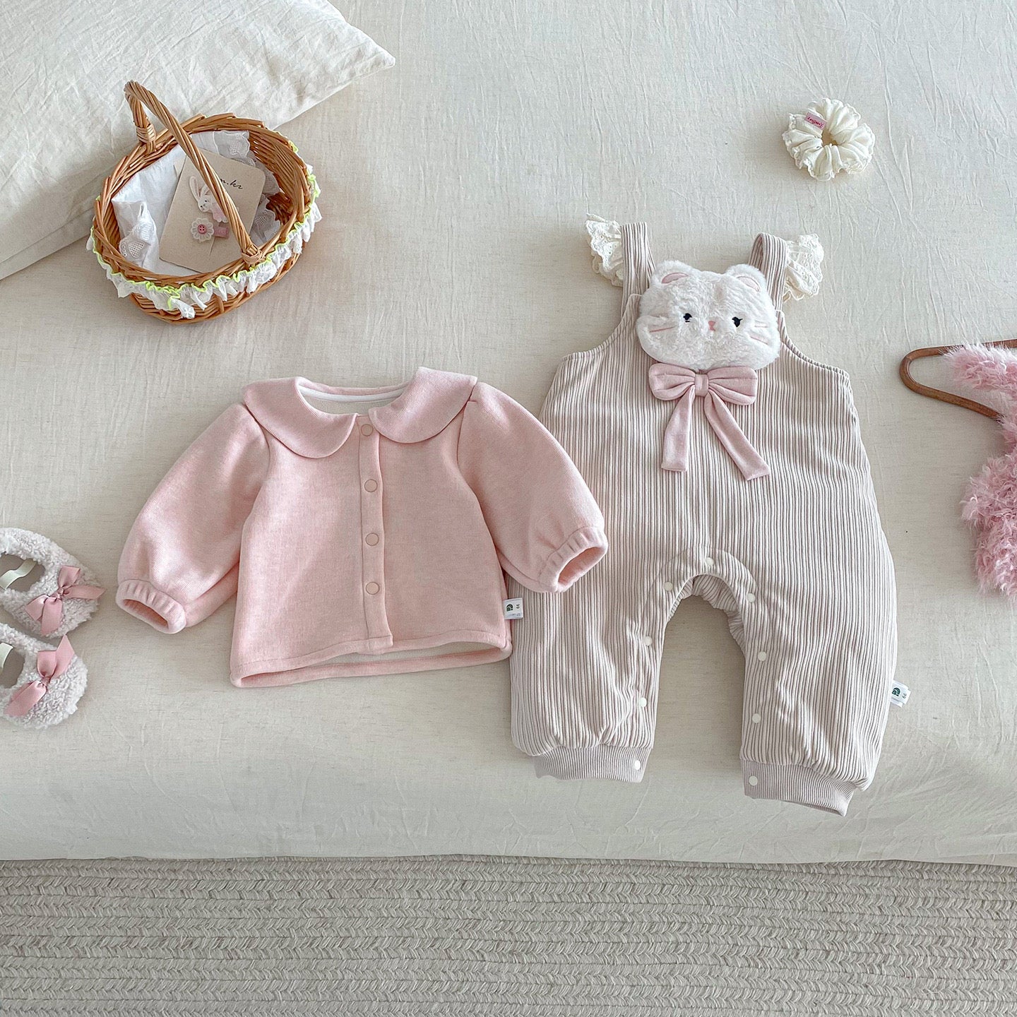 Rosalie Inner & Corduroy Overalls