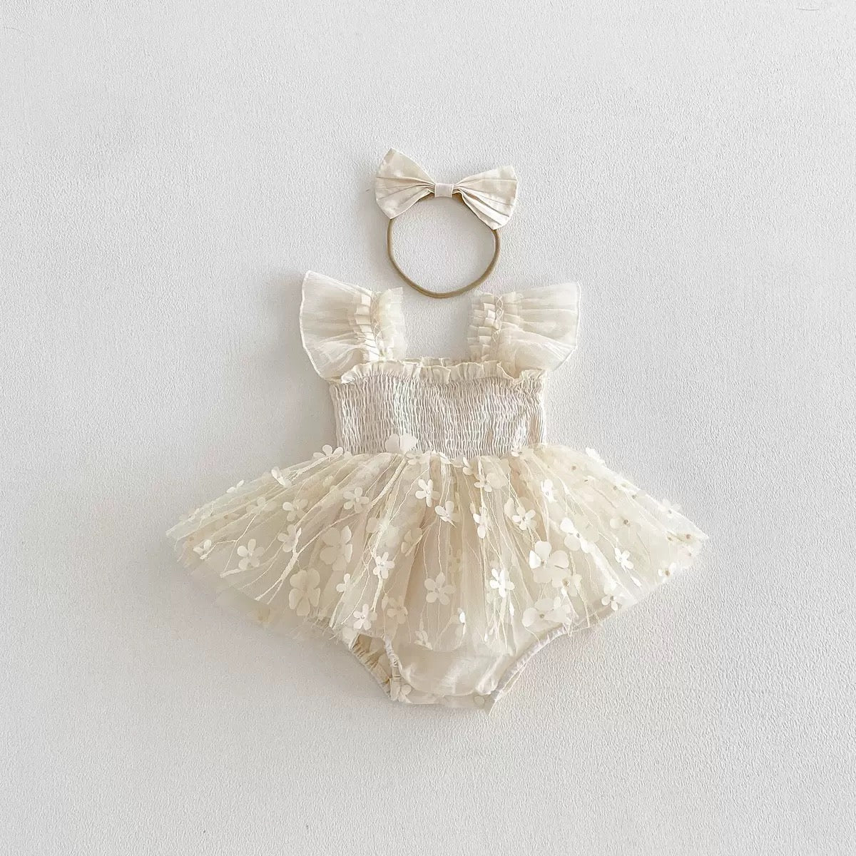 August Sale Eleanor Romper & Headband