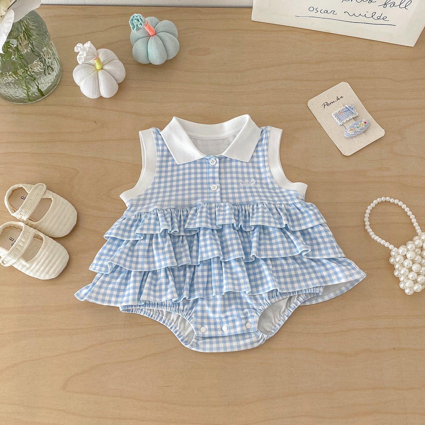 Preorder Margarette Checkered Romper