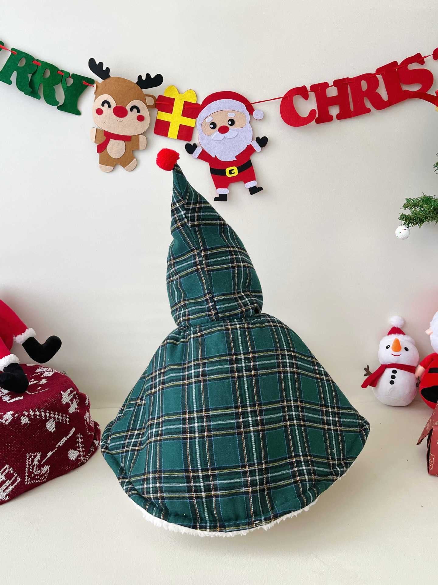 CHRISTMAS OOTD FOR PREORDER Joey Tartan Cloak