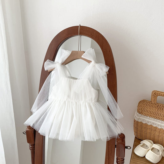 CHRISTENING Bernice Strappy Romper